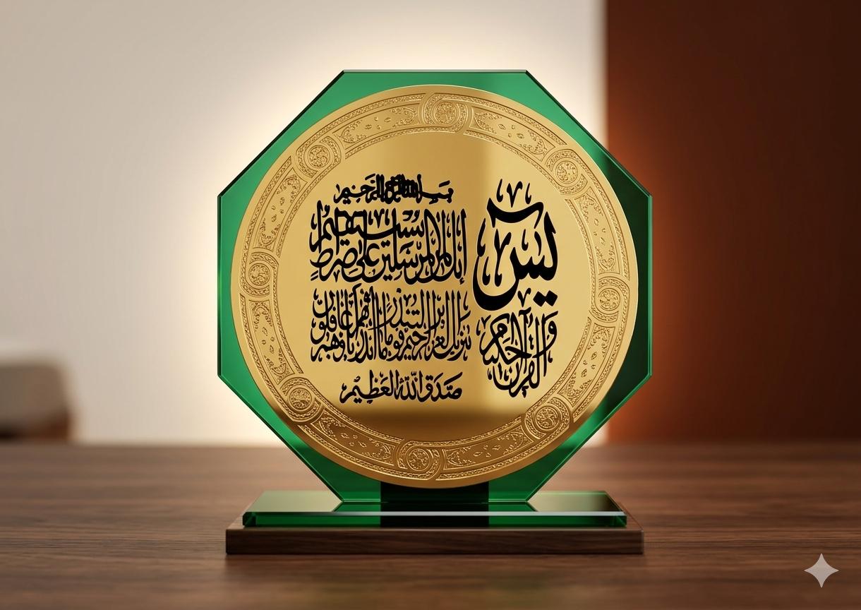 Beautiful Yaseen Decorations Sheild
