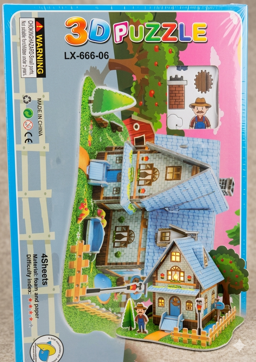 DIY Foam puzzle of different shapes (random)