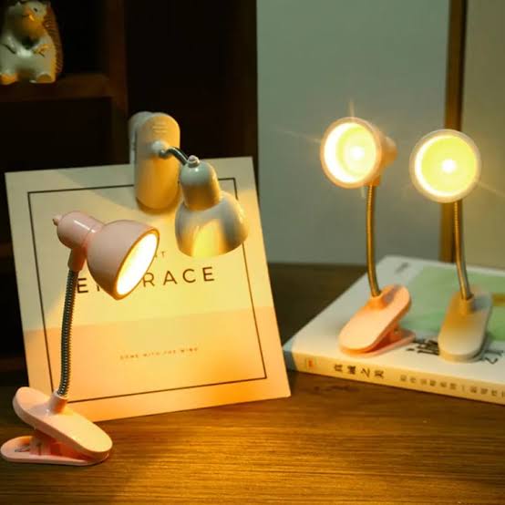 Mini Book Light With Clip Portable Led Reading Lamp Travel Bedroom Night Light Night Lights Eye Protections (random Color)